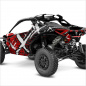 Preview: X-Design Dark Red XL Version for Can-Am Maverick R 2 Doors